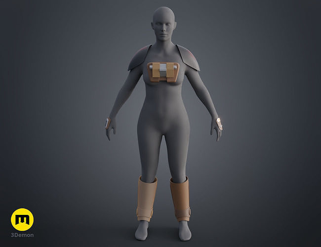 Ketsu Onyo Armor 3D print model