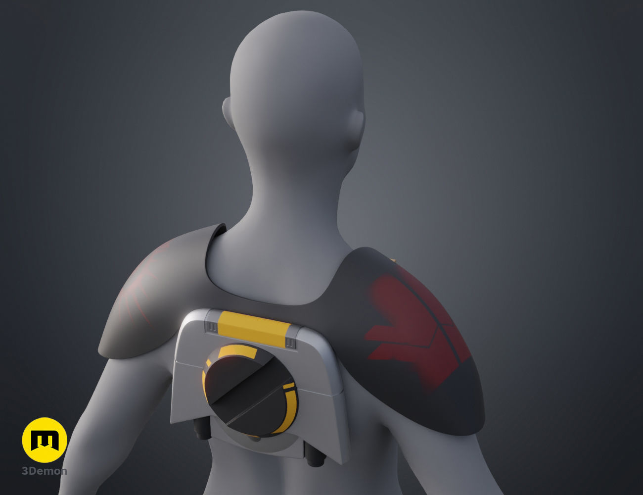 Ketsu Onyo Armor 3D print model_3