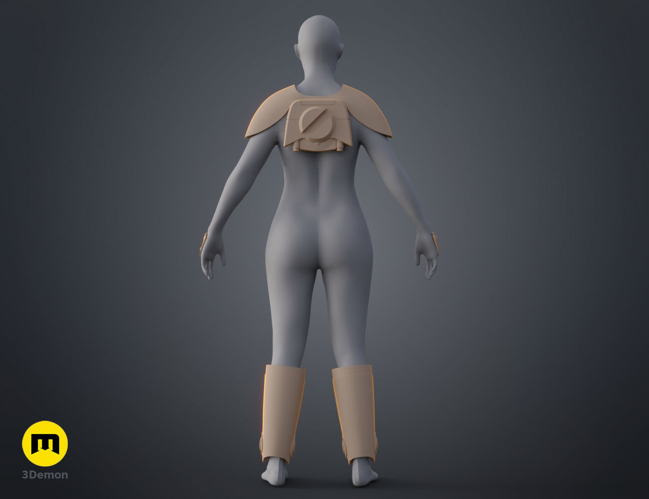 Ketsu Onyo Armor 3D print model_11