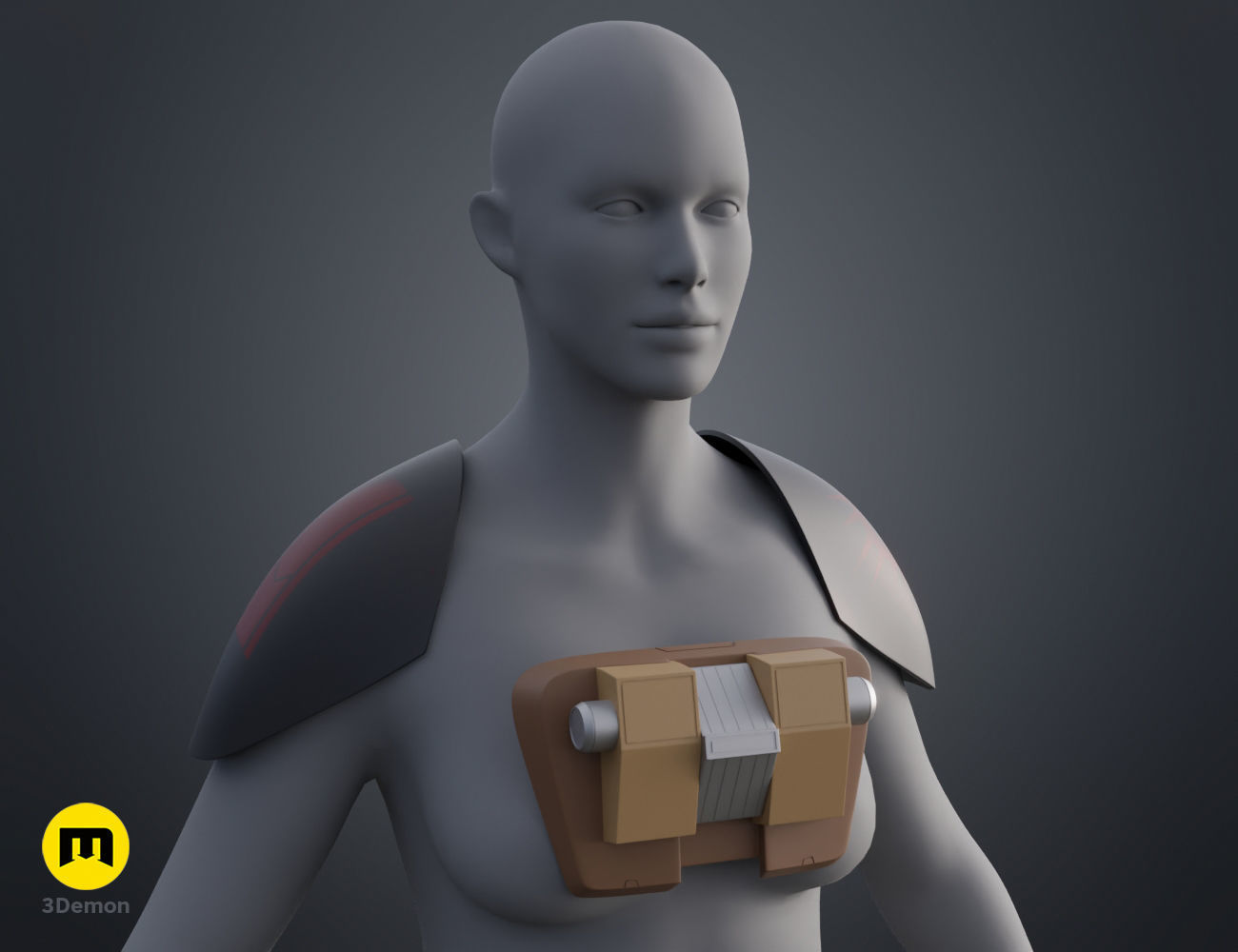 Ketsu Onyo Armor 3D print model_2