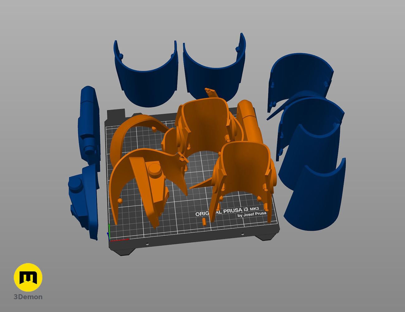 Ketsu Onyo Armor 3D print model_5