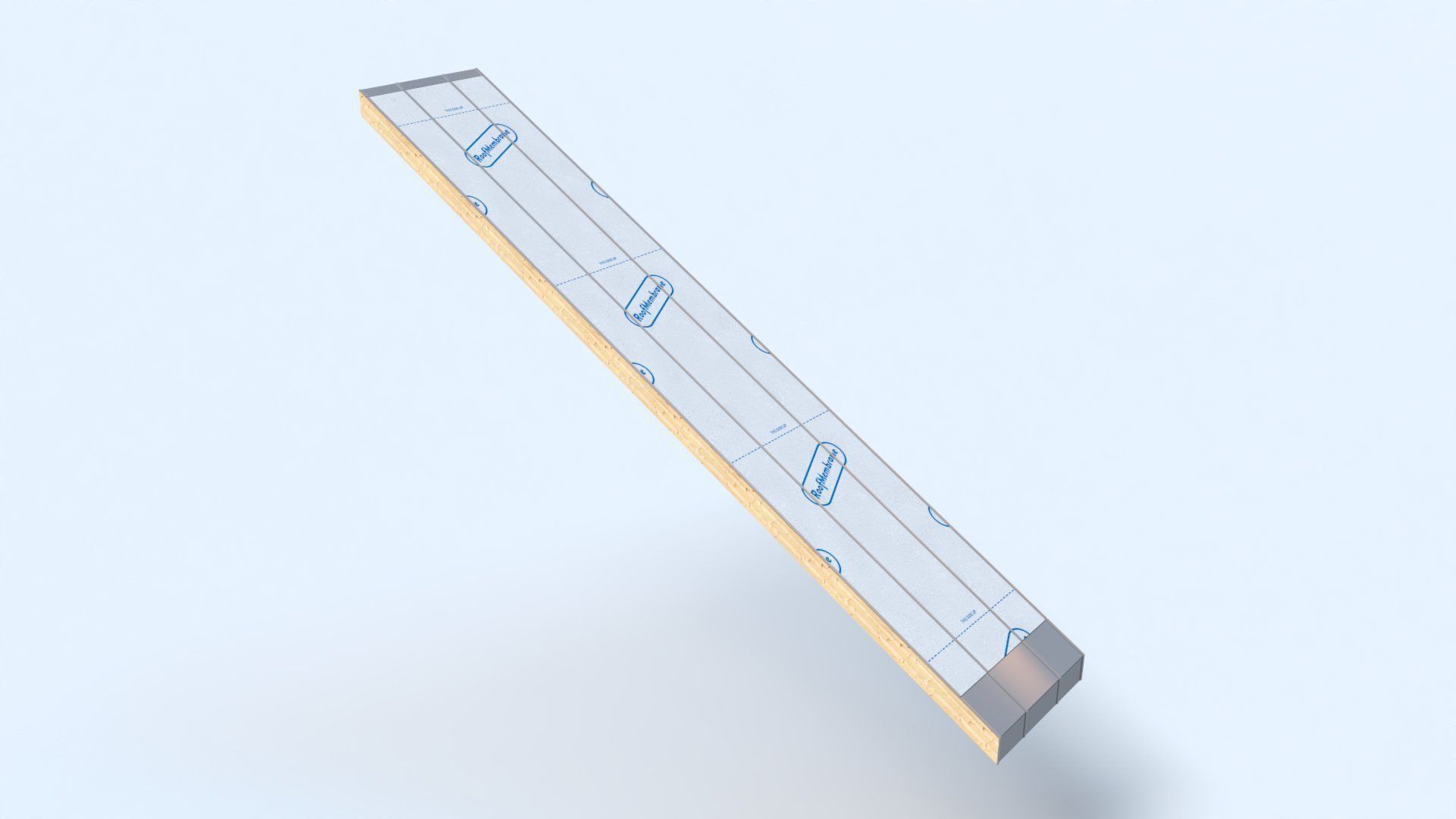 Offsite prefabricated manufactured smart roof system Low-poly 3D model_7