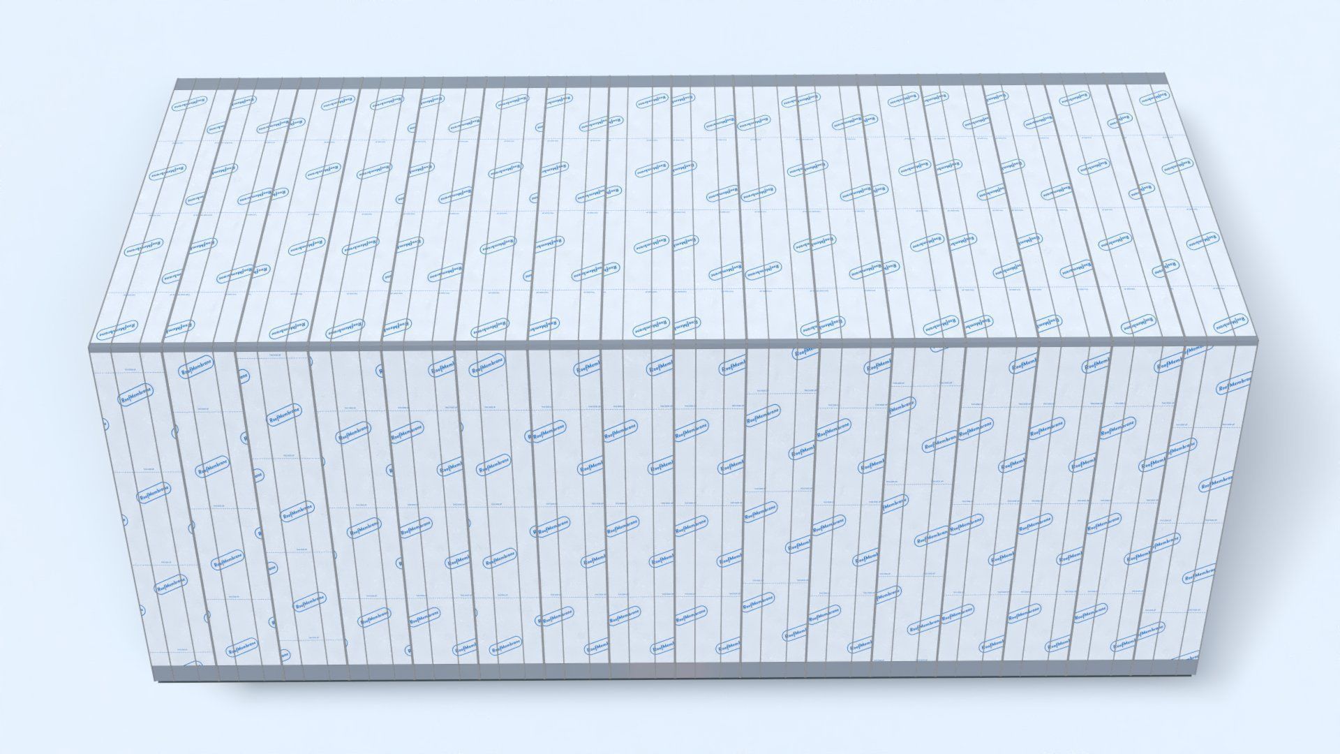 Offsite prefabricated manufactured smart roof system Low-poly 3D model_4