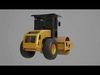 Soil Compactor SEM 510 Low-poly 3D model_1