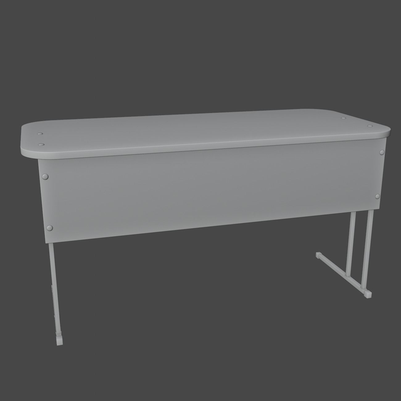School desk   3D model_17
