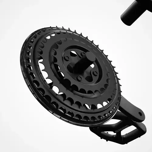 Chain Guard Made From Large Chain Ring and padel