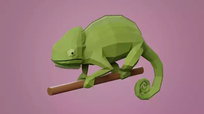 Stylized Chameleon