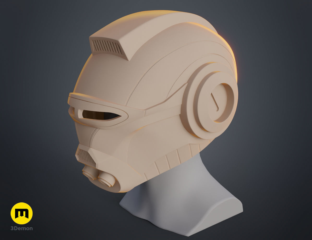 Ketsu Onyo Helmet 3D print model_15