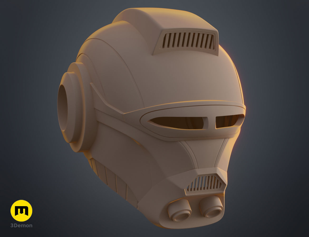Ketsu Onyo Helmet 3D print model_19