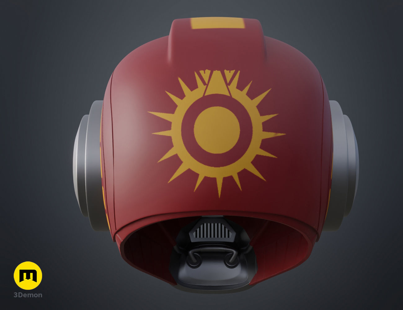 Ketsu Onyo Helmet 3D print model_1