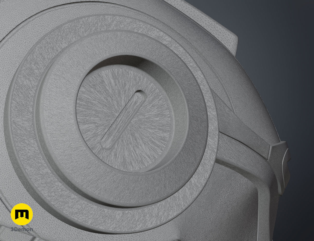 Ketsu Onyo Helmet 3D print model_22