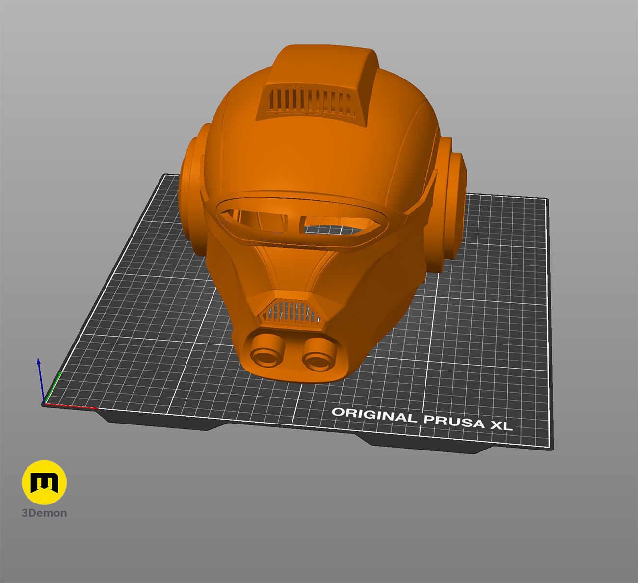Ketsu Onyo Helmet 3D print model_7