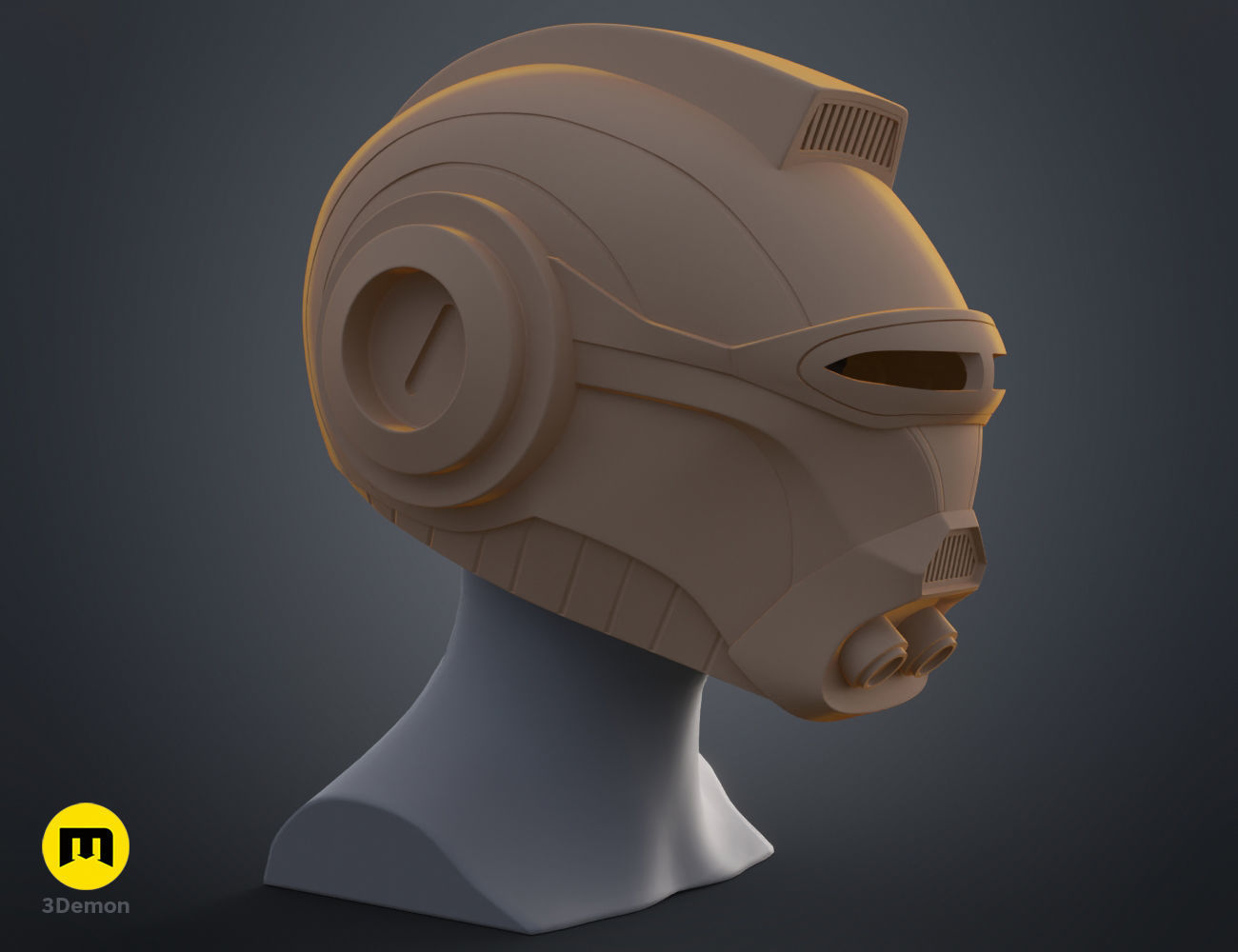 Ketsu Onyo Helmet 3D print model_17