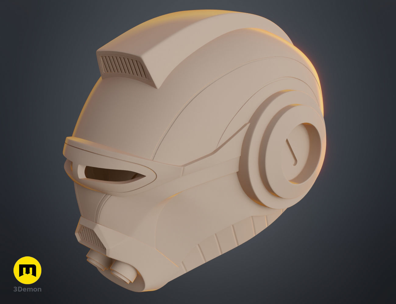 Ketsu Onyo Helmet 3D print model_13