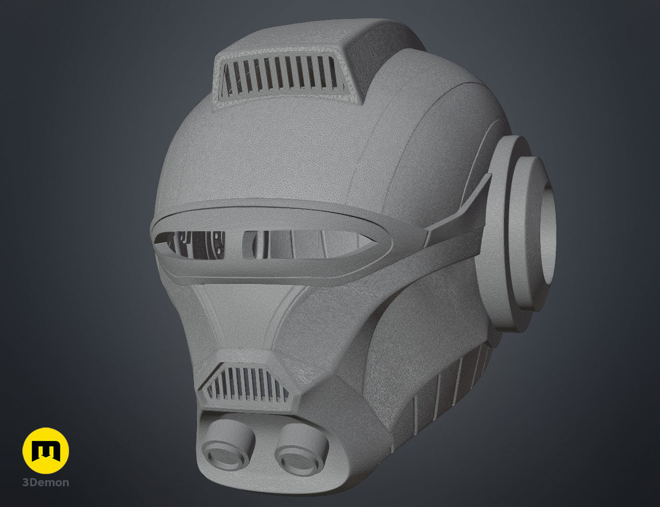 Ketsu Onyo Helmet 3D print model_21