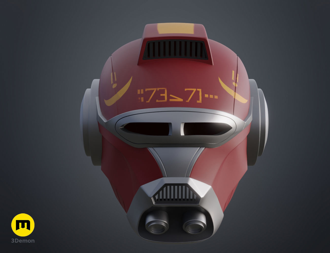 Ketsu Onyo Helmet 3D print model_12