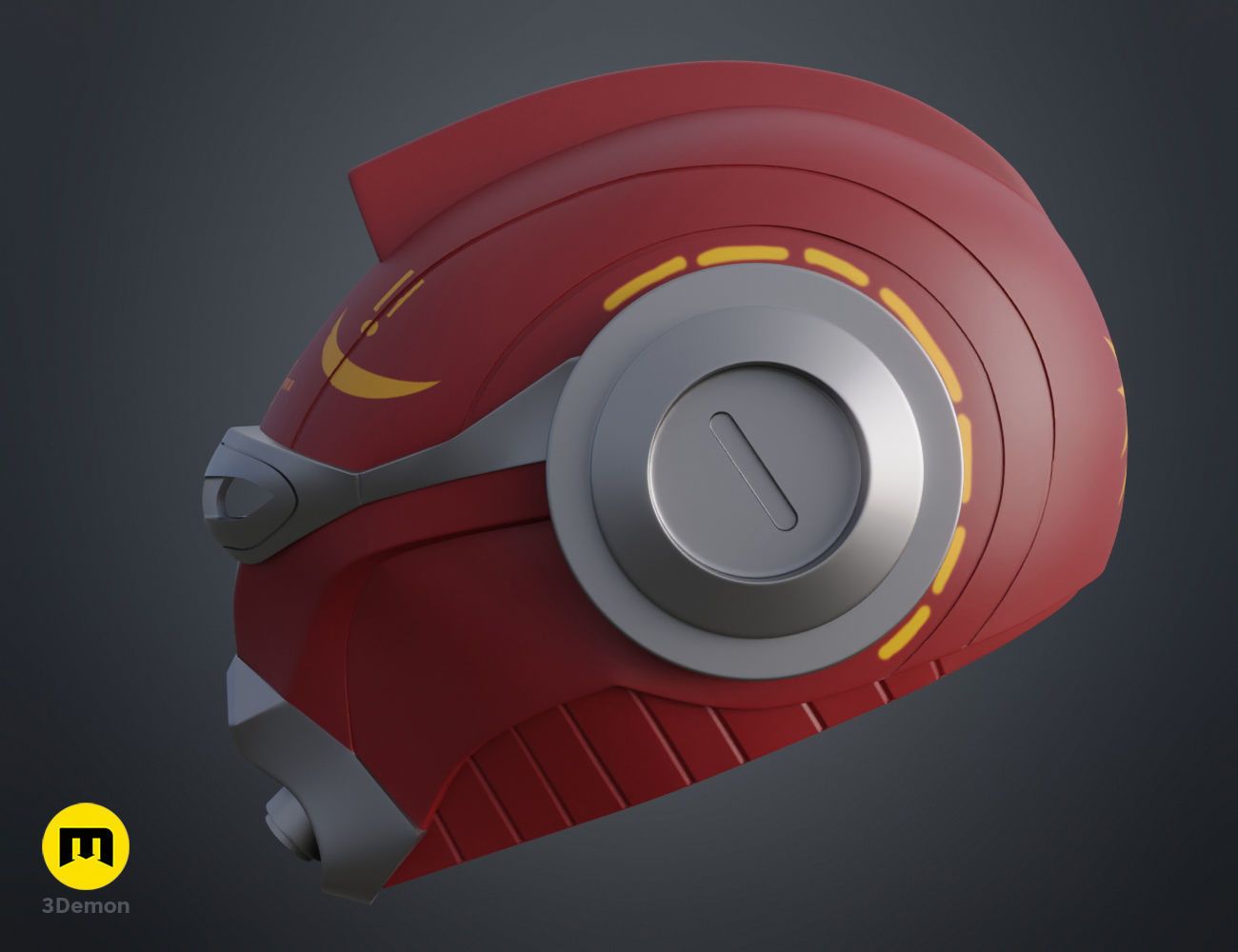 Ketsu Onyo Helmet 3D print model_14