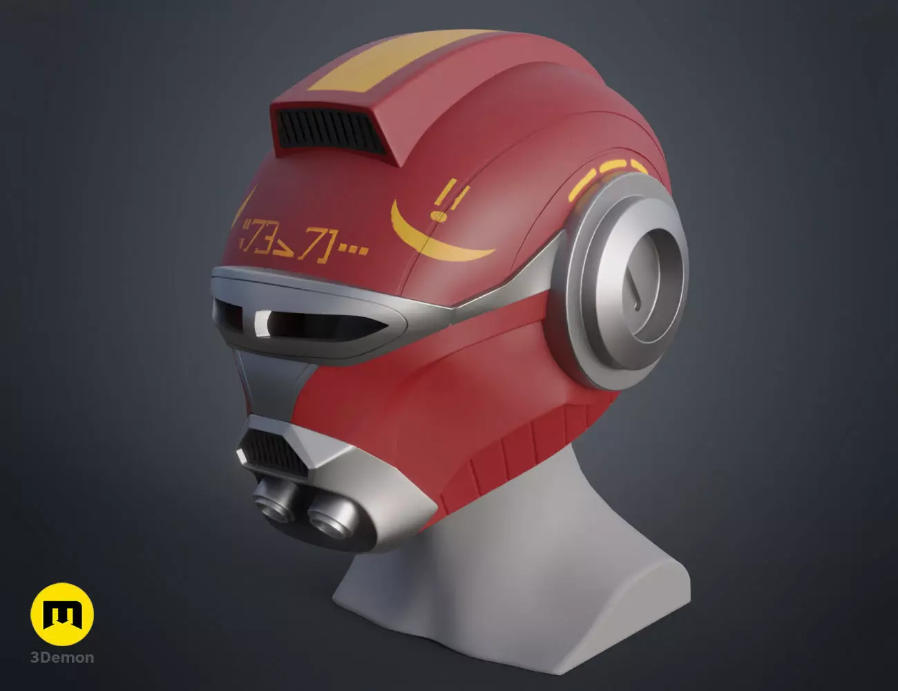 Ketsu Onyo Helmet 3D print model_0