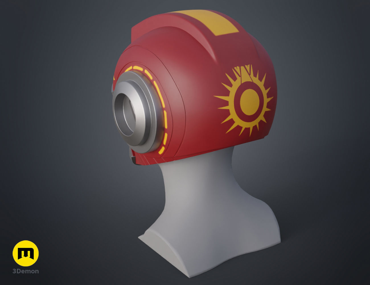 Ketsu Onyo Helmet 3D print model_10