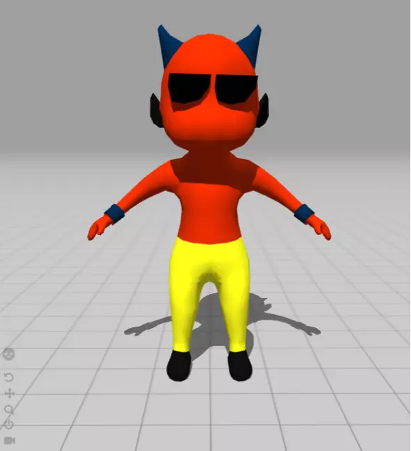 Casual Character 3D 3D model_0
