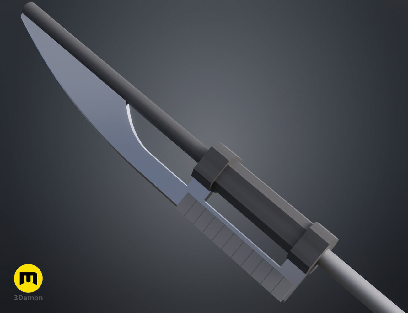 Ketsu Onyo Spear 3D print model_1