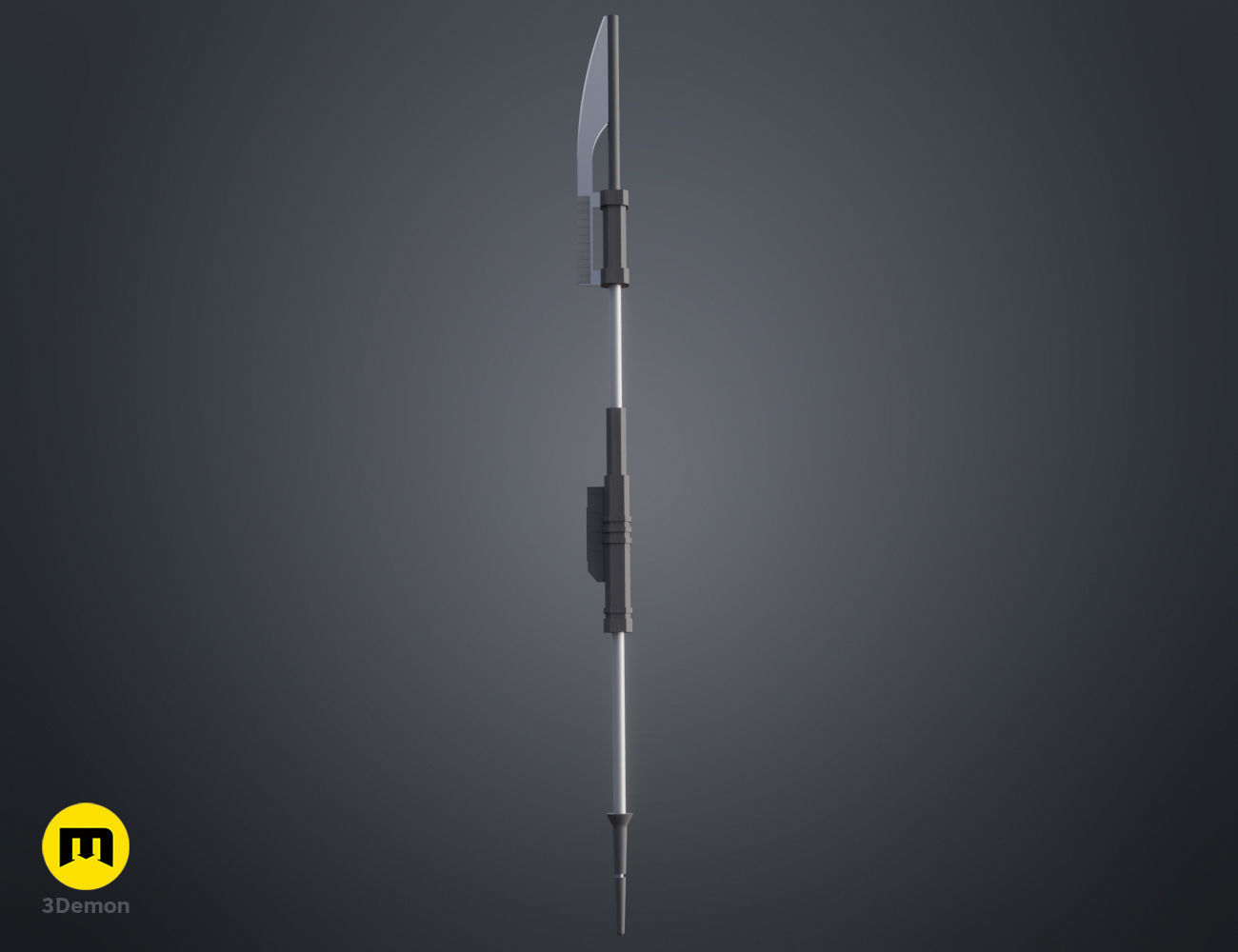 Ketsu Onyo Spear 3D print model_2