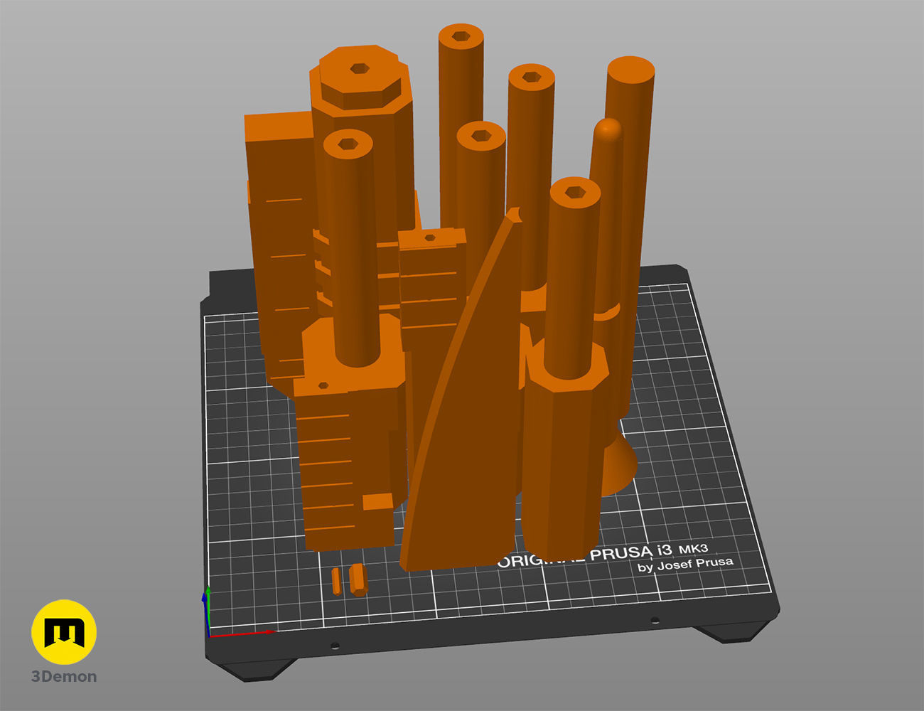 Ketsu Onyo Spear 3D print model_4