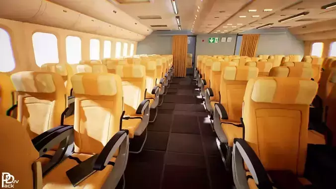 Airplane Interior 36 Assets