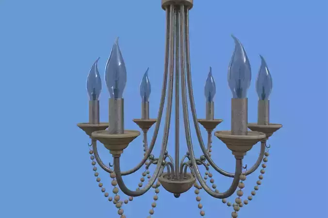 Vintage Chandelier Lamp
