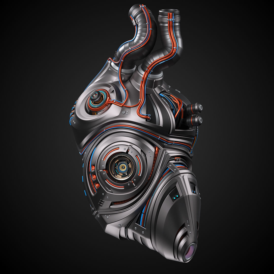 Robot Heart 2 3D model_21