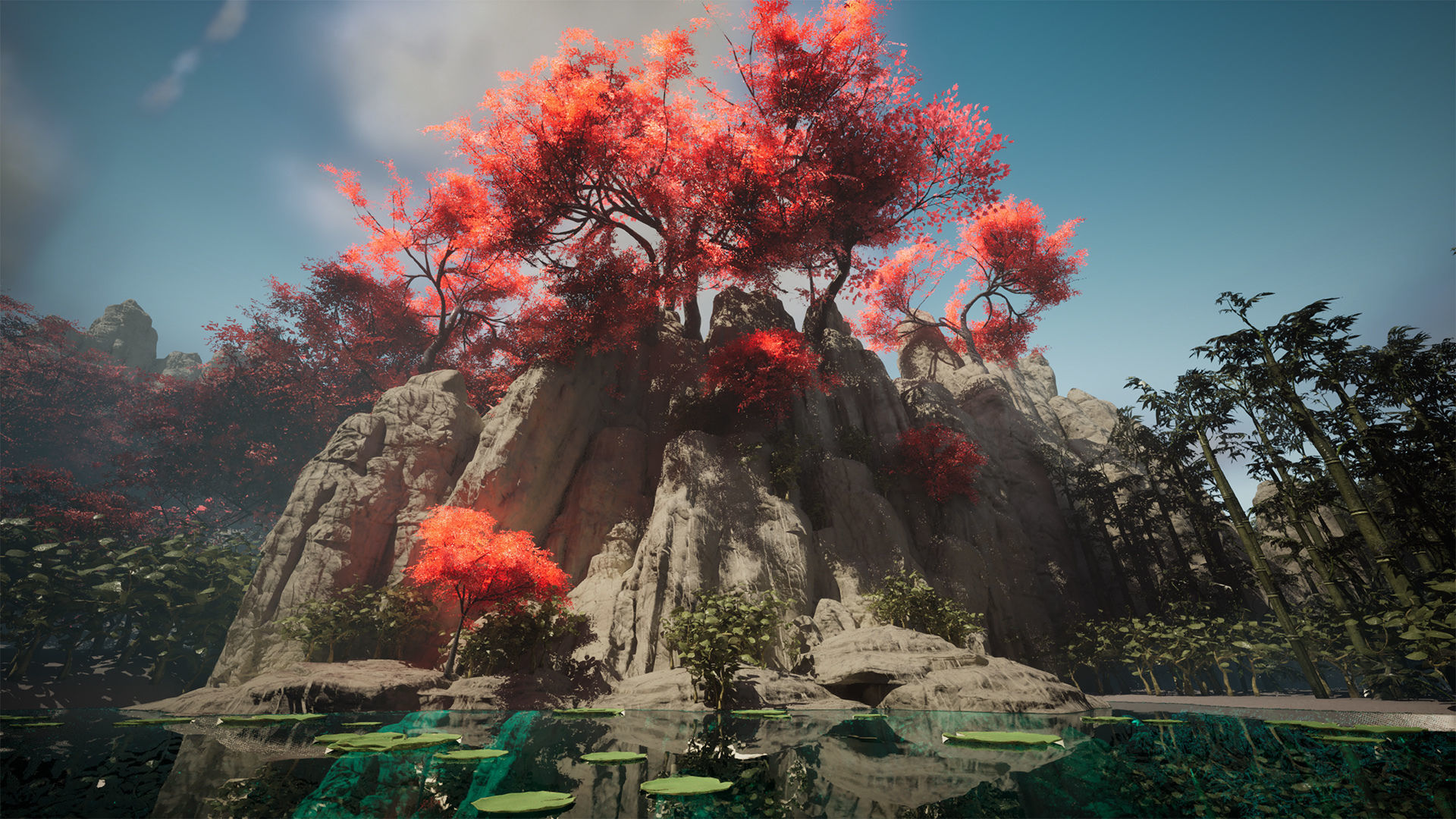 Japanese Plants 17 Assets Low-poly 3D model_2