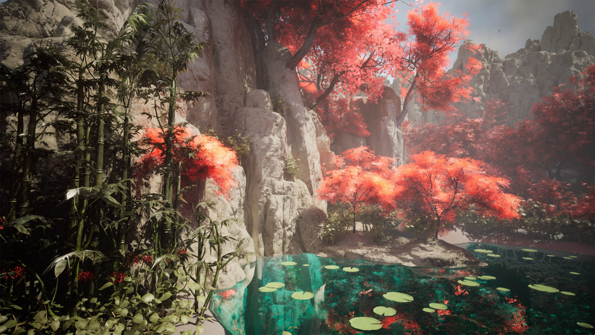 Japanese Plants 17 Assets Low-poly 3D model_13