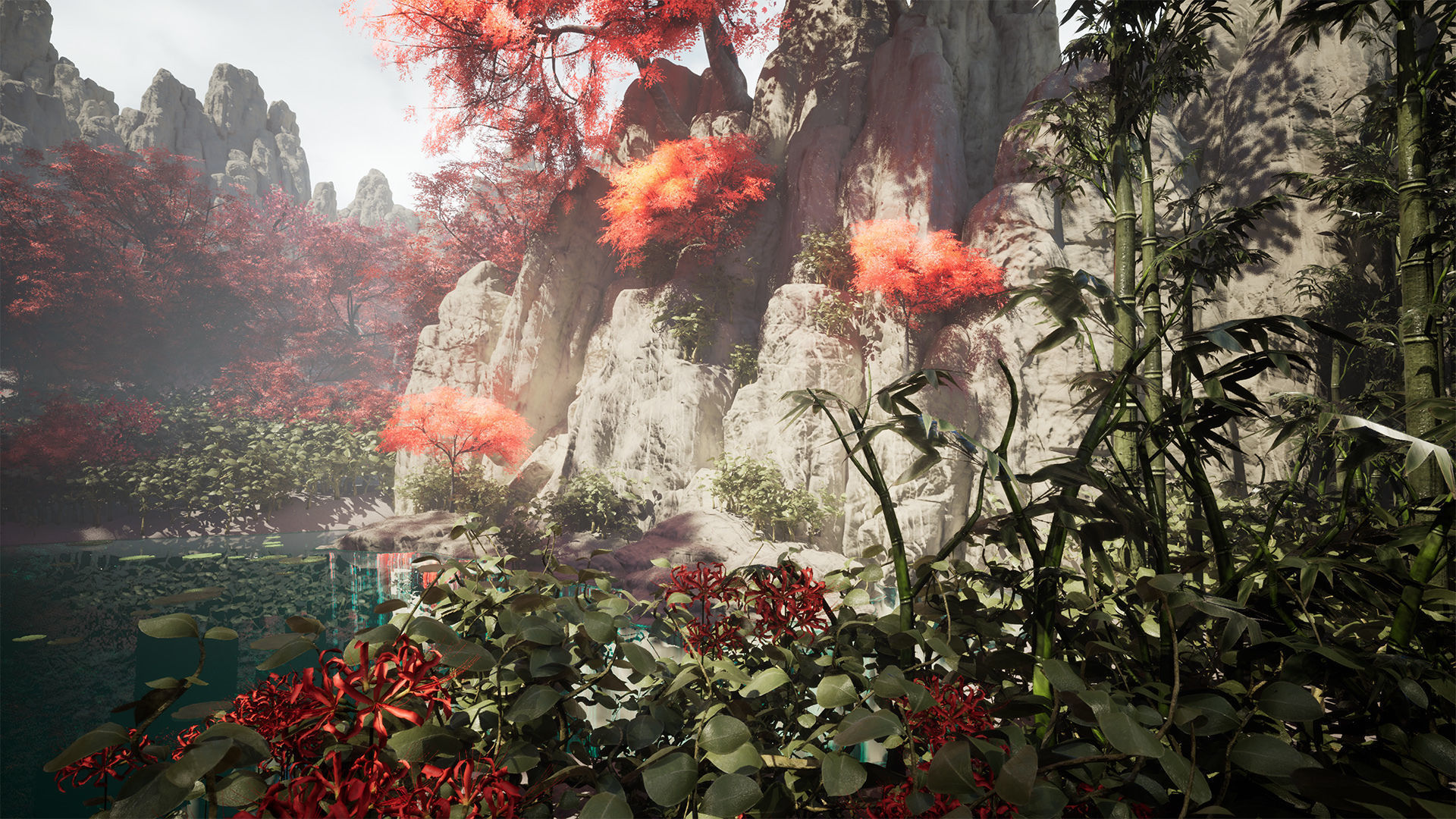 Japanese Plants 17 Assets Low-poly 3D model_5