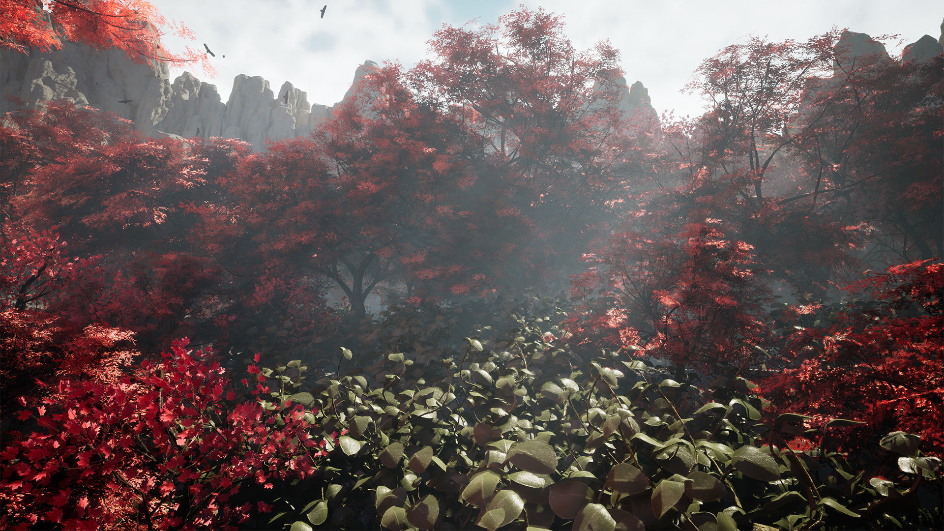 Japanese Plants 17 Assets Low-poly 3D model_7