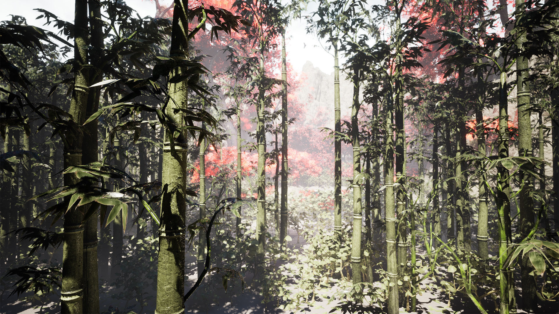 Japanese Plants 17 Assets Low-poly 3D model_1