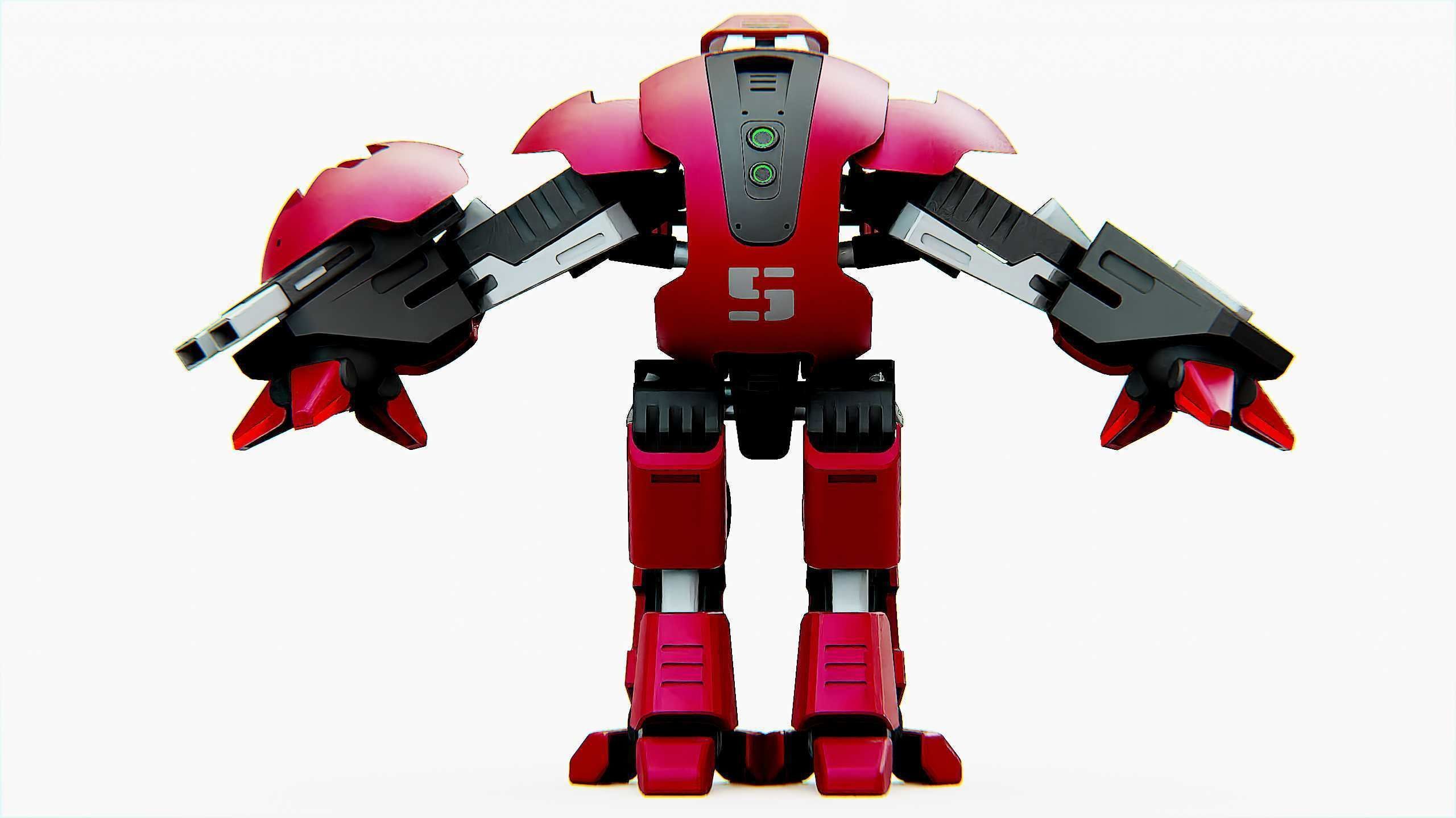 BATTLE DROID OKEANOS Rigged for Unreal Engine - Unity - MIXAMO 3D model_30