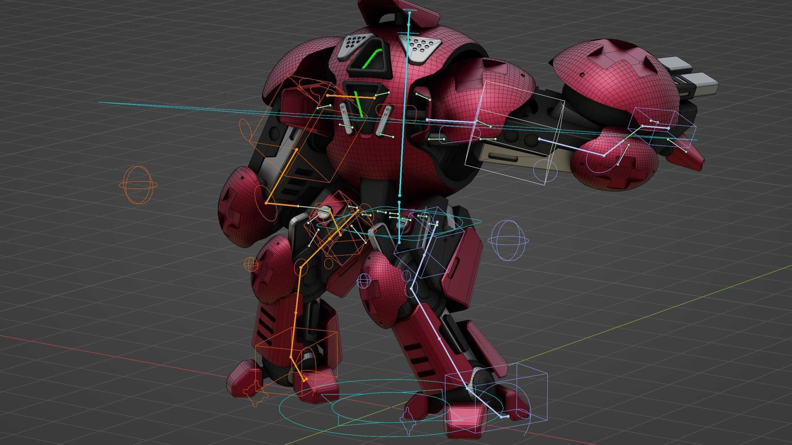 BATTLE DROID OKEANOS Rigged for Unreal Engine - Unity - MIXAMO 3D model_38