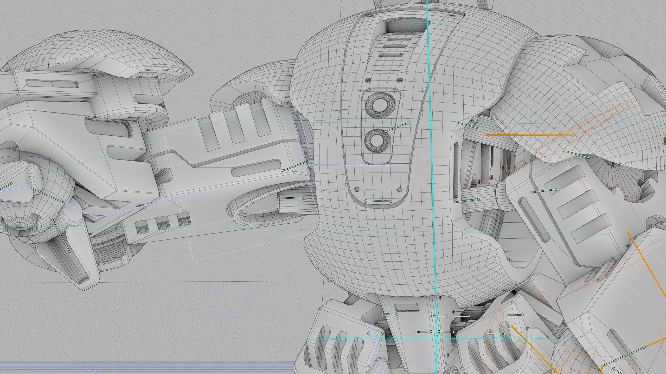 BATTLE DROID OKEANOS Rigged for Unreal Engine - Unity - MIXAMO 3D model_42