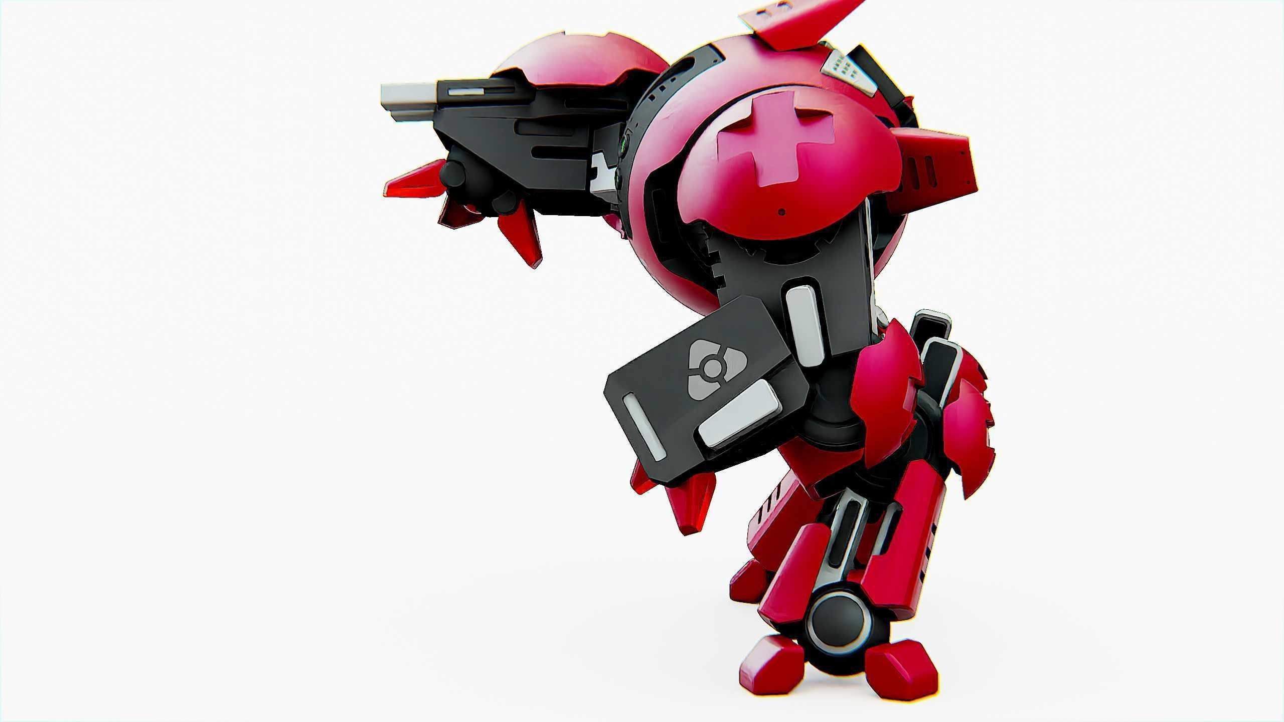 BATTLE DROID OKEANOS Rigged for Unreal Engine - Unity - MIXAMO 3D model_19