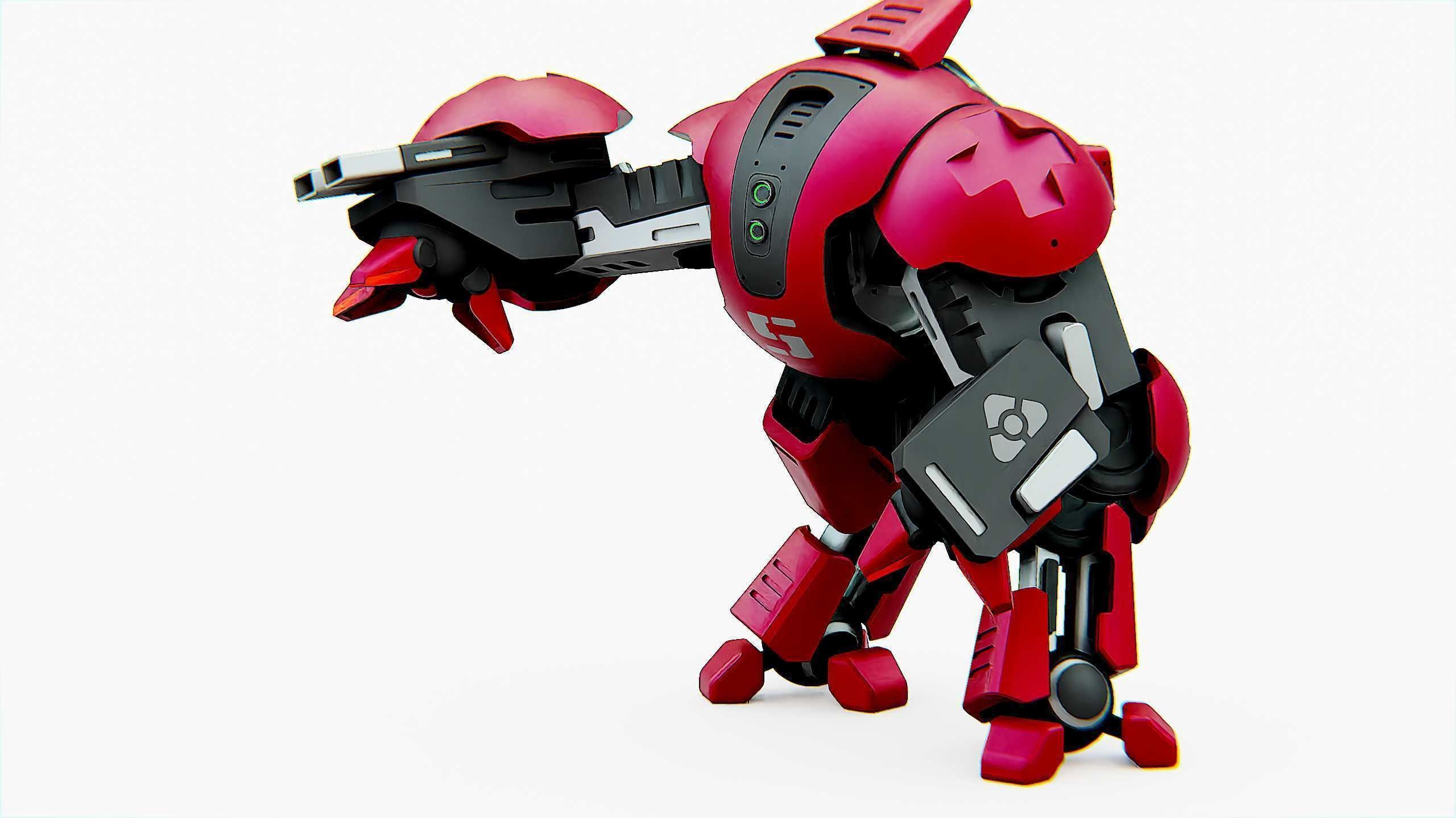 BATTLE DROID OKEANOS Rigged for Unreal Engine - Unity - MIXAMO 3D model_20