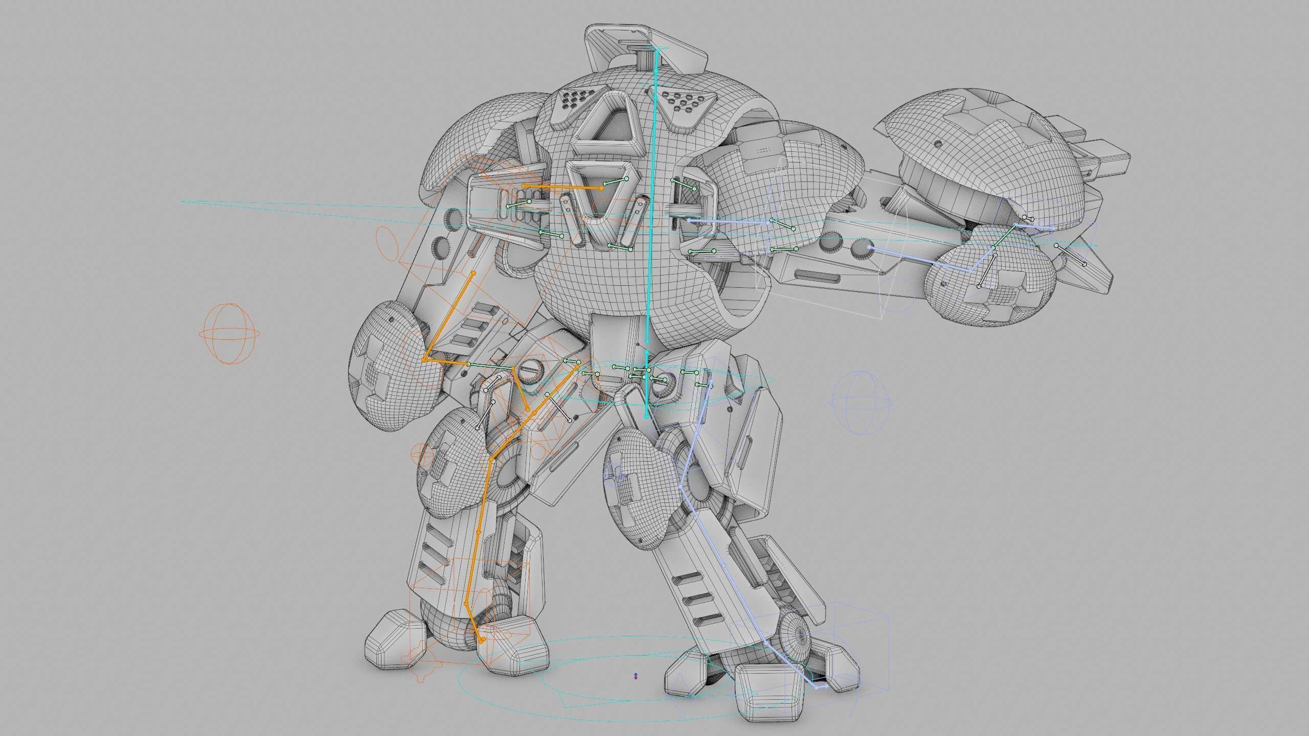 BATTLE DROID OKEANOS Rigged for Unreal Engine - Unity - MIXAMO 3D model_41