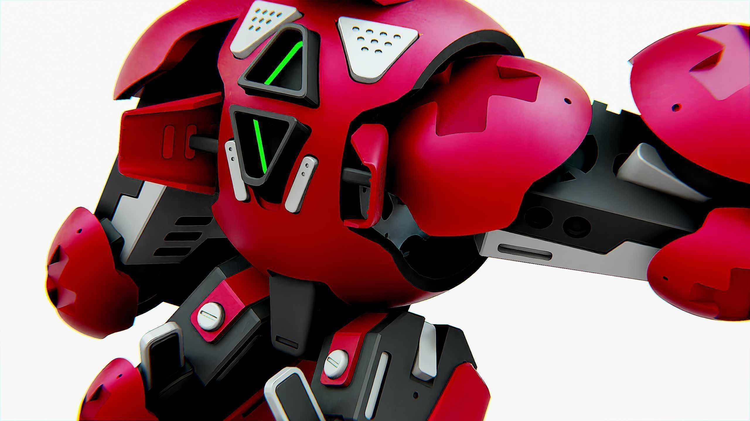 BATTLE DROID OKEANOS Rigged for Unreal Engine - Unity - MIXAMO 3D model_24