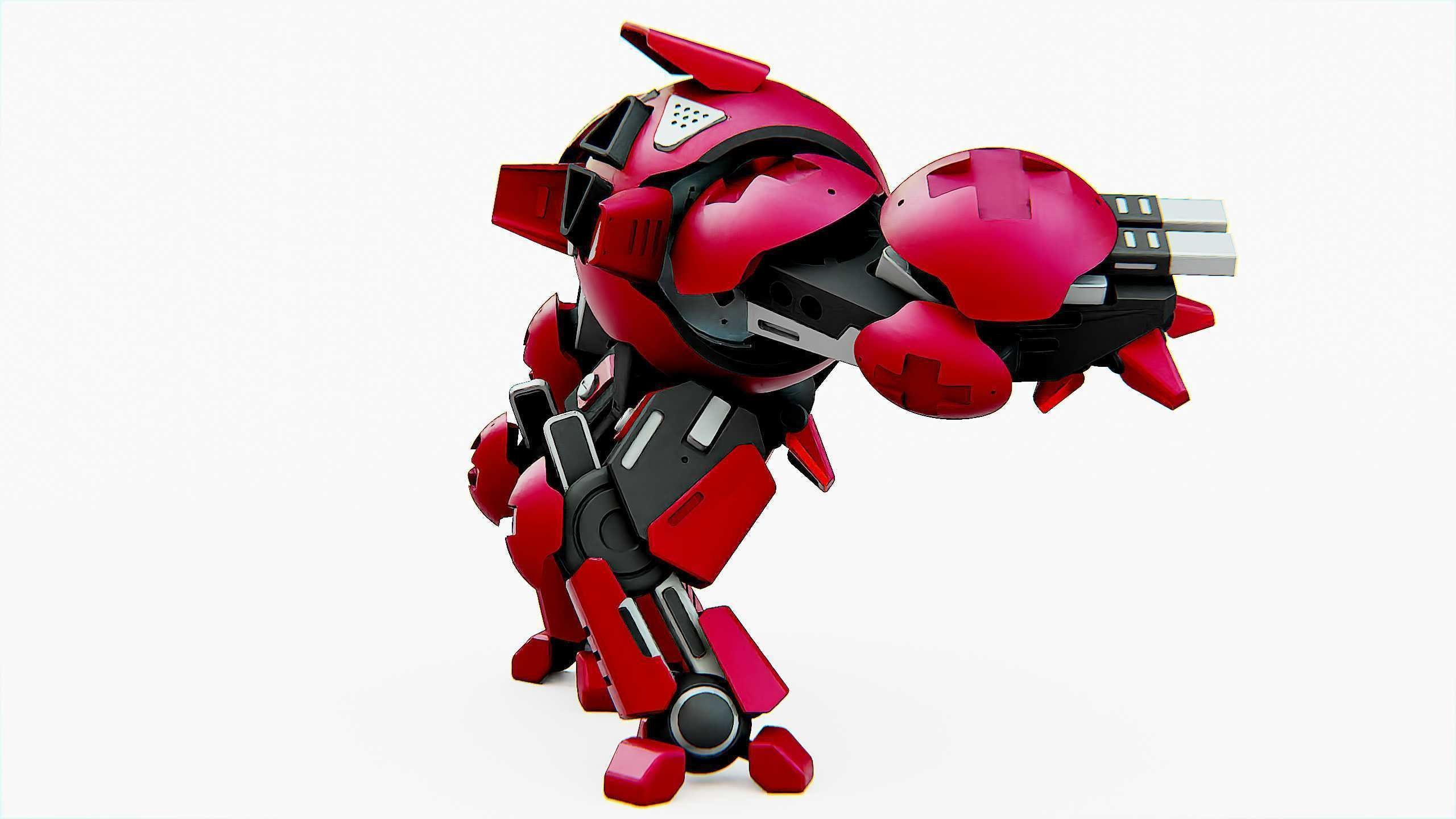 BATTLE DROID OKEANOS Rigged for Unreal Engine - Unity - MIXAMO 3D model_11