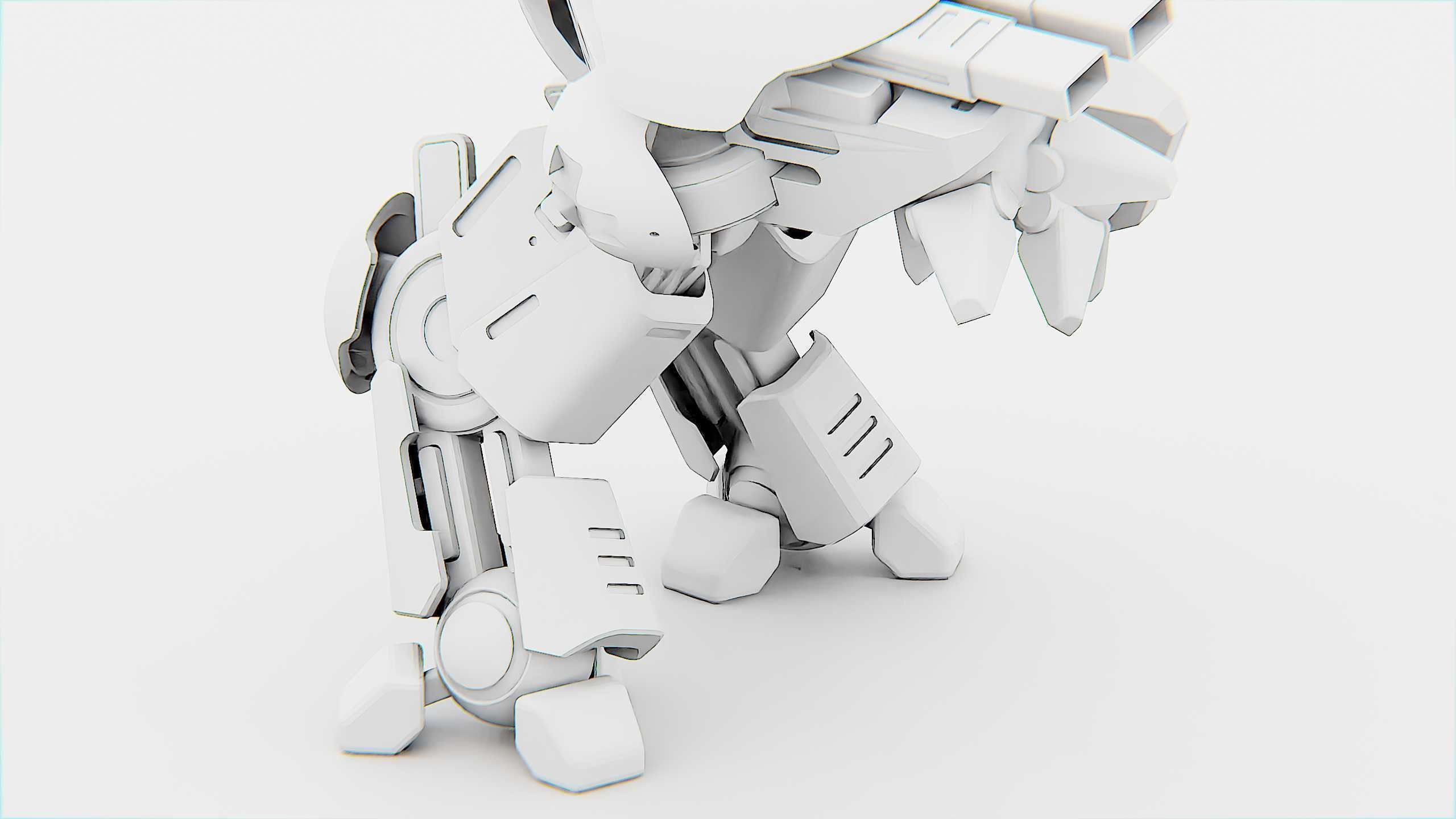 BATTLE DROID OKEANOS Rigged for Unreal Engine - Unity - MIXAMO 3D model_35