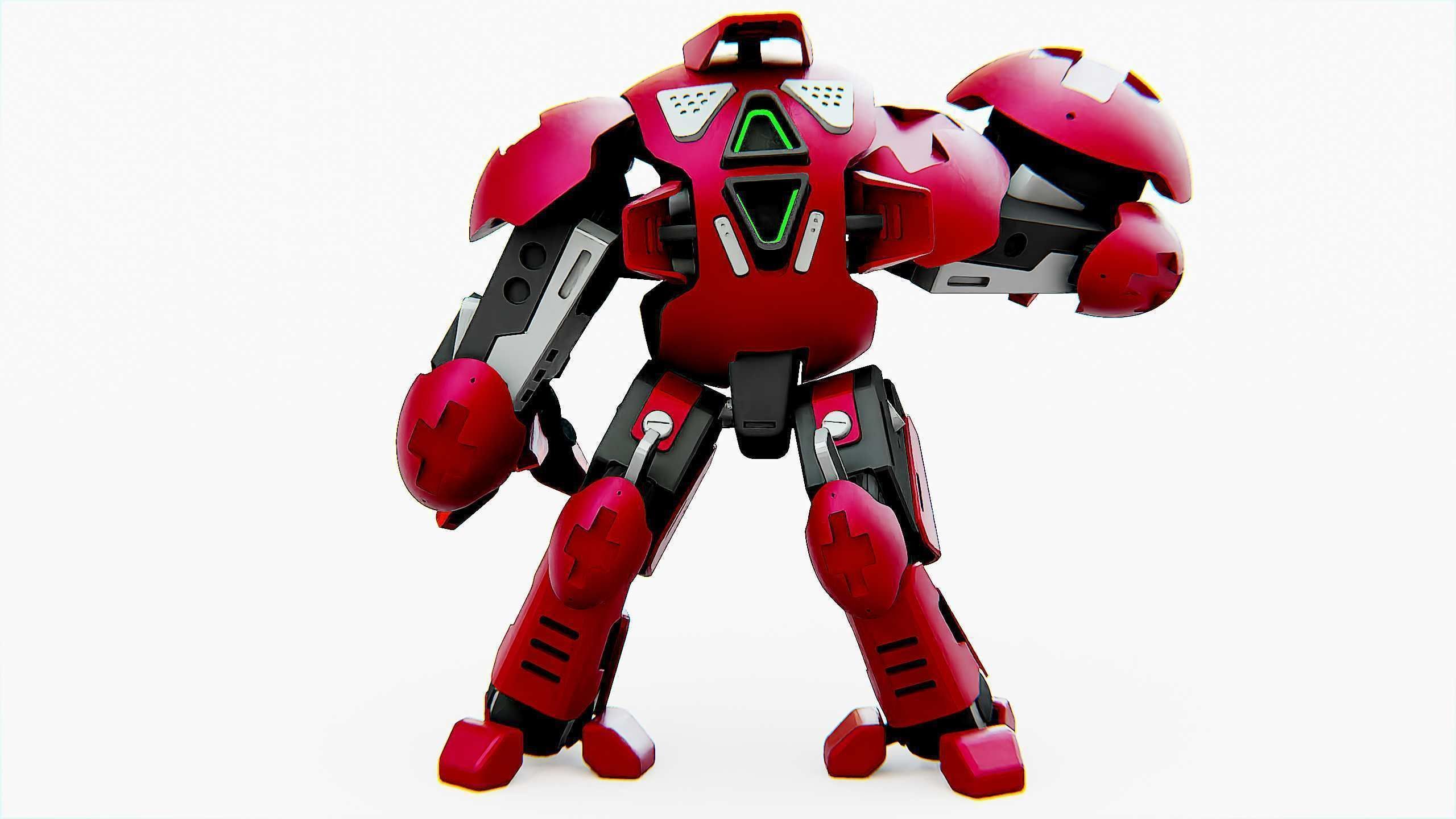 BATTLE DROID OKEANOS Rigged for Unreal Engine - Unity - MIXAMO 3D model_15