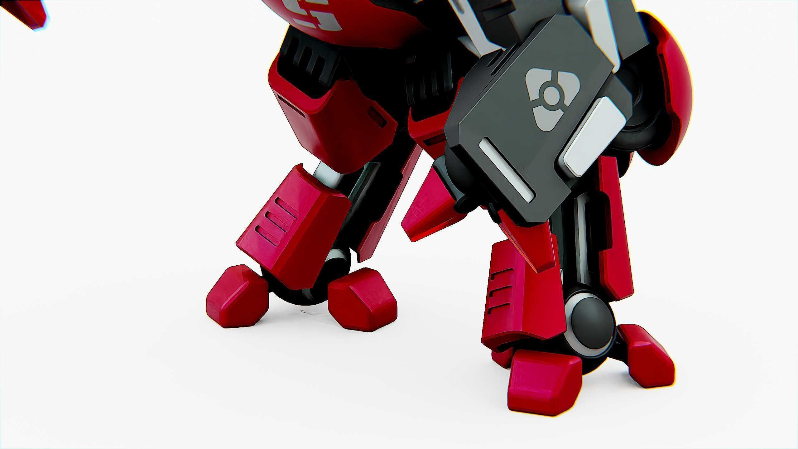 BATTLE DROID OKEANOS Rigged for Unreal Engine - Unity - MIXAMO 3D model_26