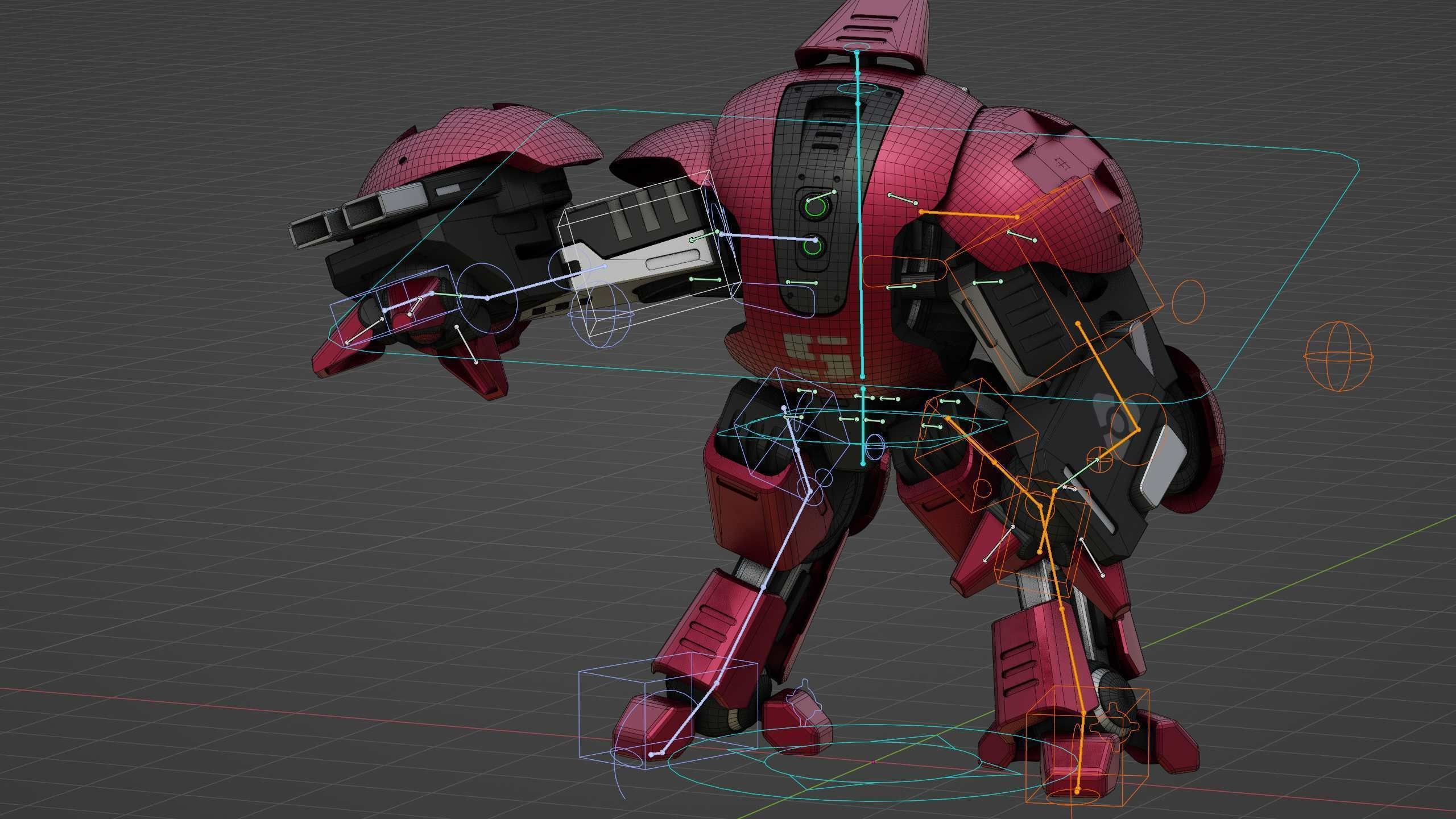 BATTLE DROID OKEANOS Rigged for Unreal Engine - Unity - MIXAMO 3D model_37