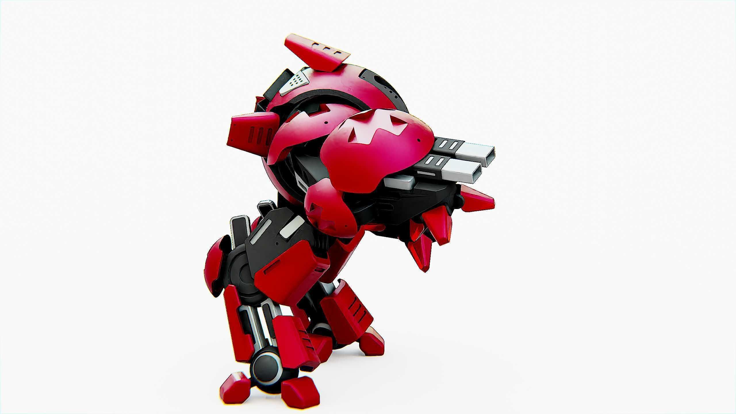 BATTLE DROID OKEANOS Rigged for Unreal Engine - Unity - MIXAMO 3D model_9