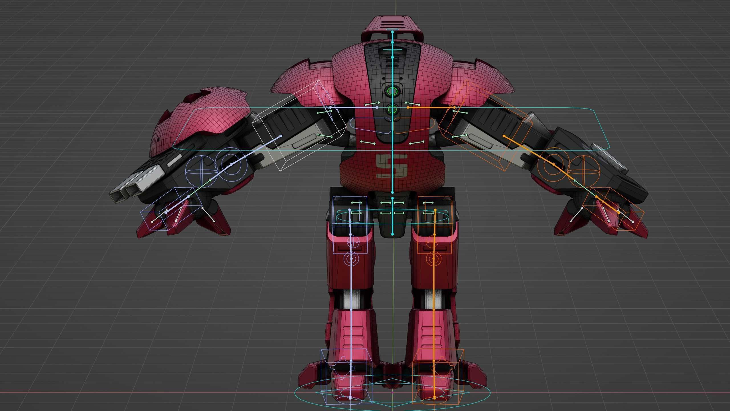 BATTLE DROID OKEANOS Rigged for Unreal Engine - Unity - MIXAMO 3D model_39