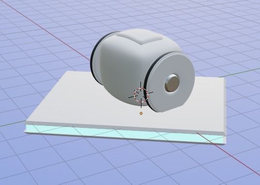 Mini Robot  3D model_3